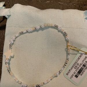 Enewton silver Hope Unwritten bracelet Call me on my shell phone NWT